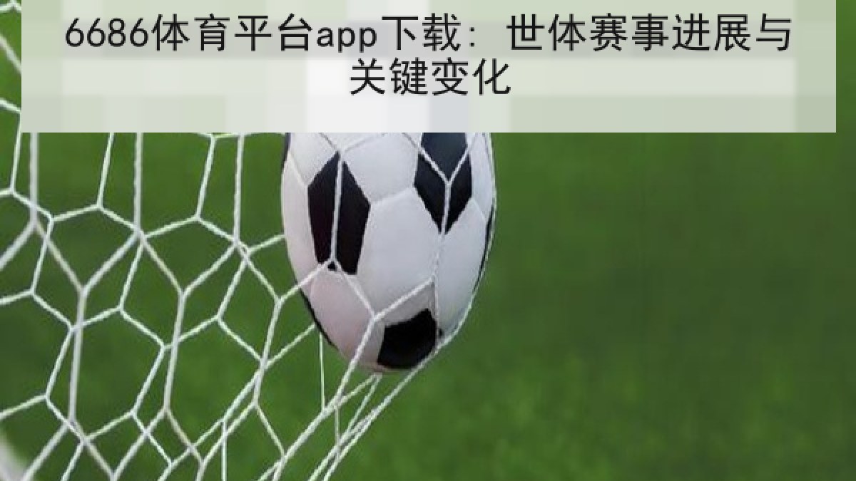 6686体育平台app下载: 世体赛事进展与关键变化